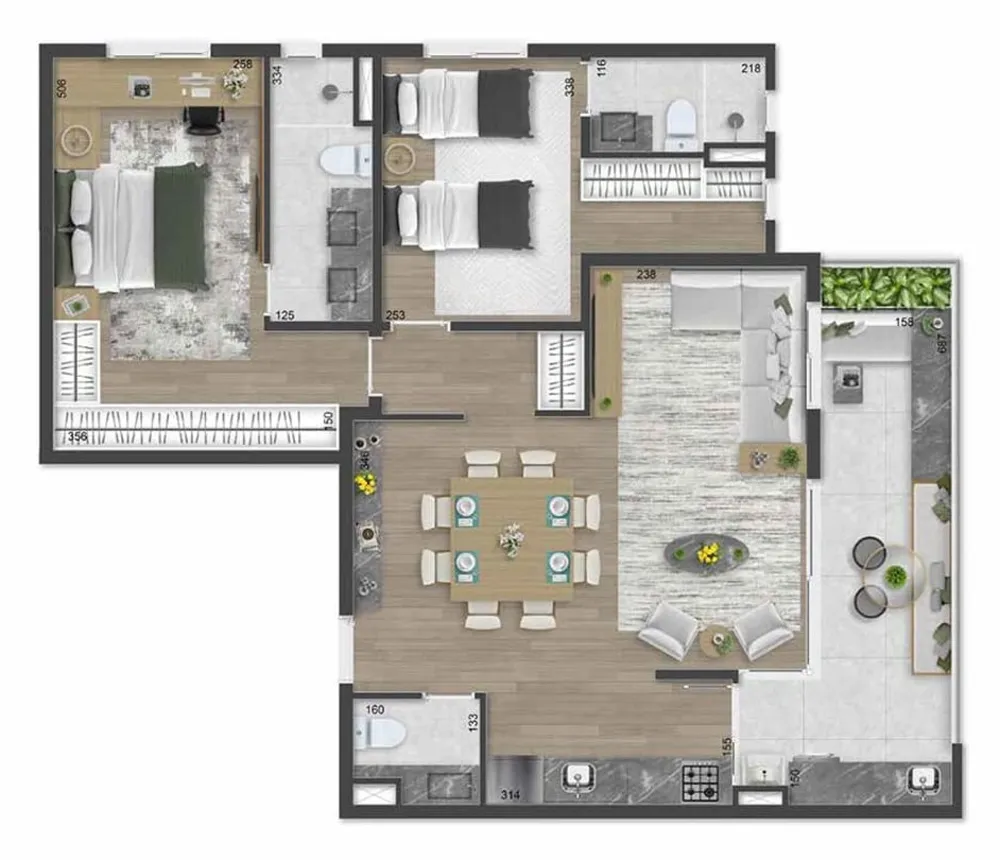Apartamento, 2 quartos, 64 m² - Foto 8
