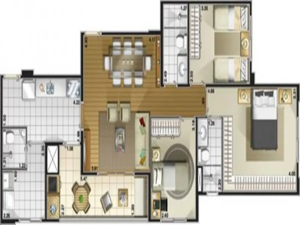 Apartamento, 3 quartos, 123 m² - Foto 8