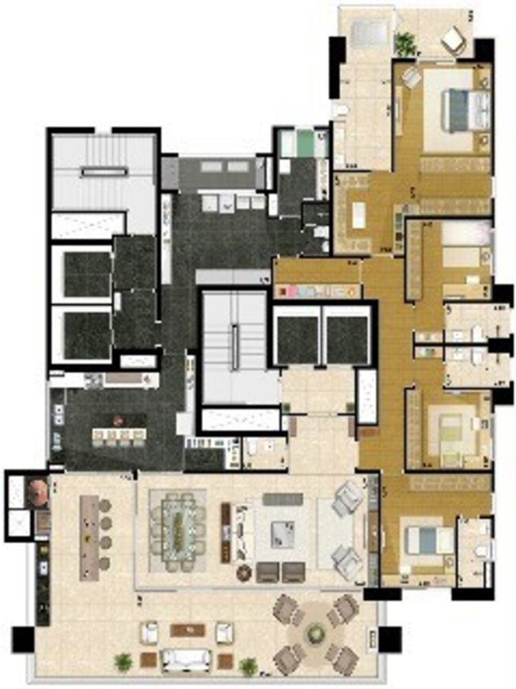 Apartamento à venda com 3 quartos, 326m² - Foto 8