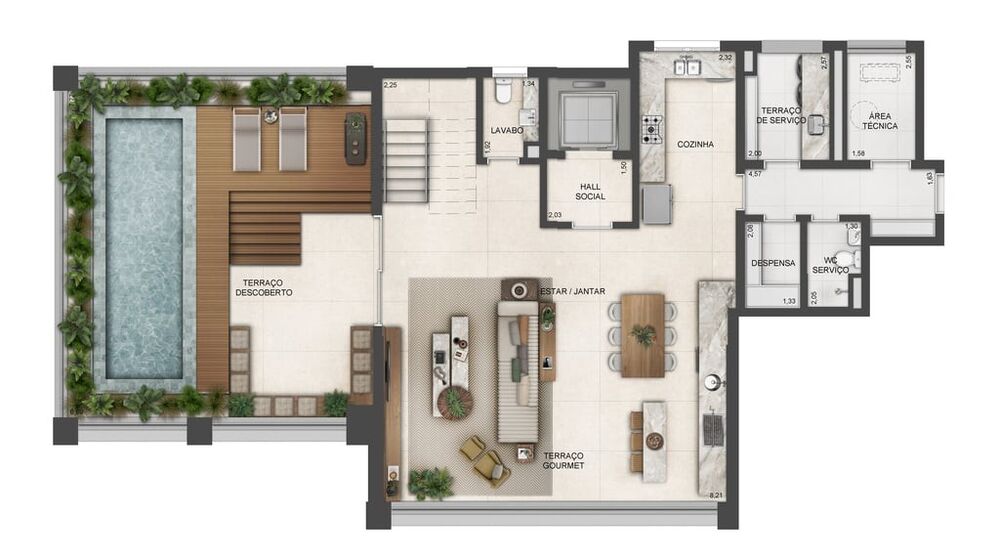 Apartamento, 3 quartos, 133 m² - Foto 15