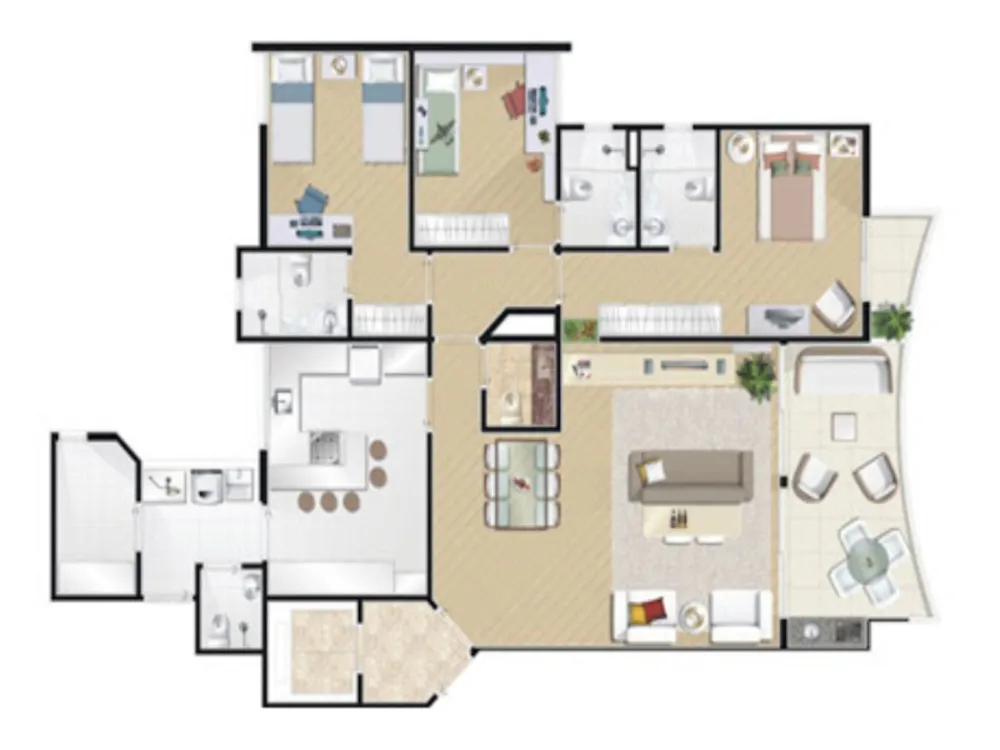 Apartamento, 3 quartos, 127 m² - Foto 6