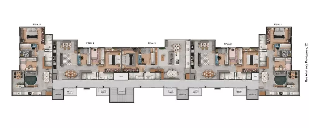 Apartamento, 3 quartos, 66 m² - Foto 1