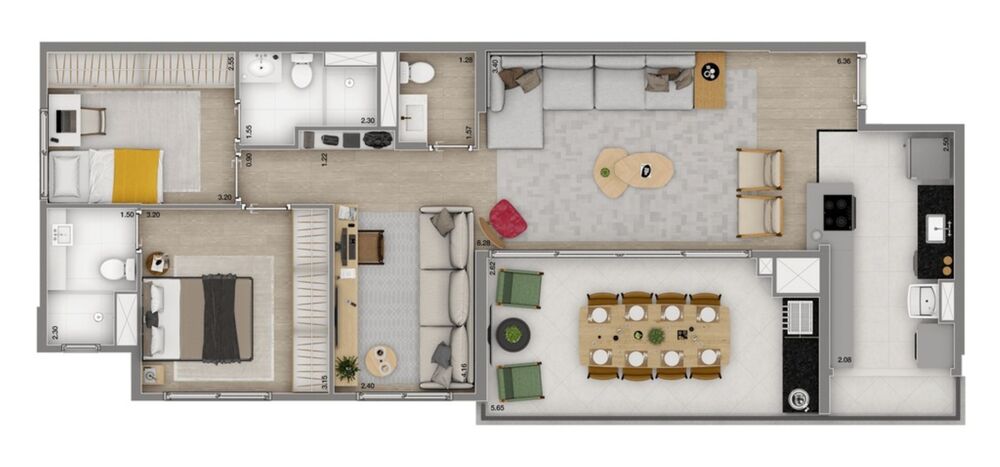 Apartamento, 3 quartos, 94 m² - Foto 6