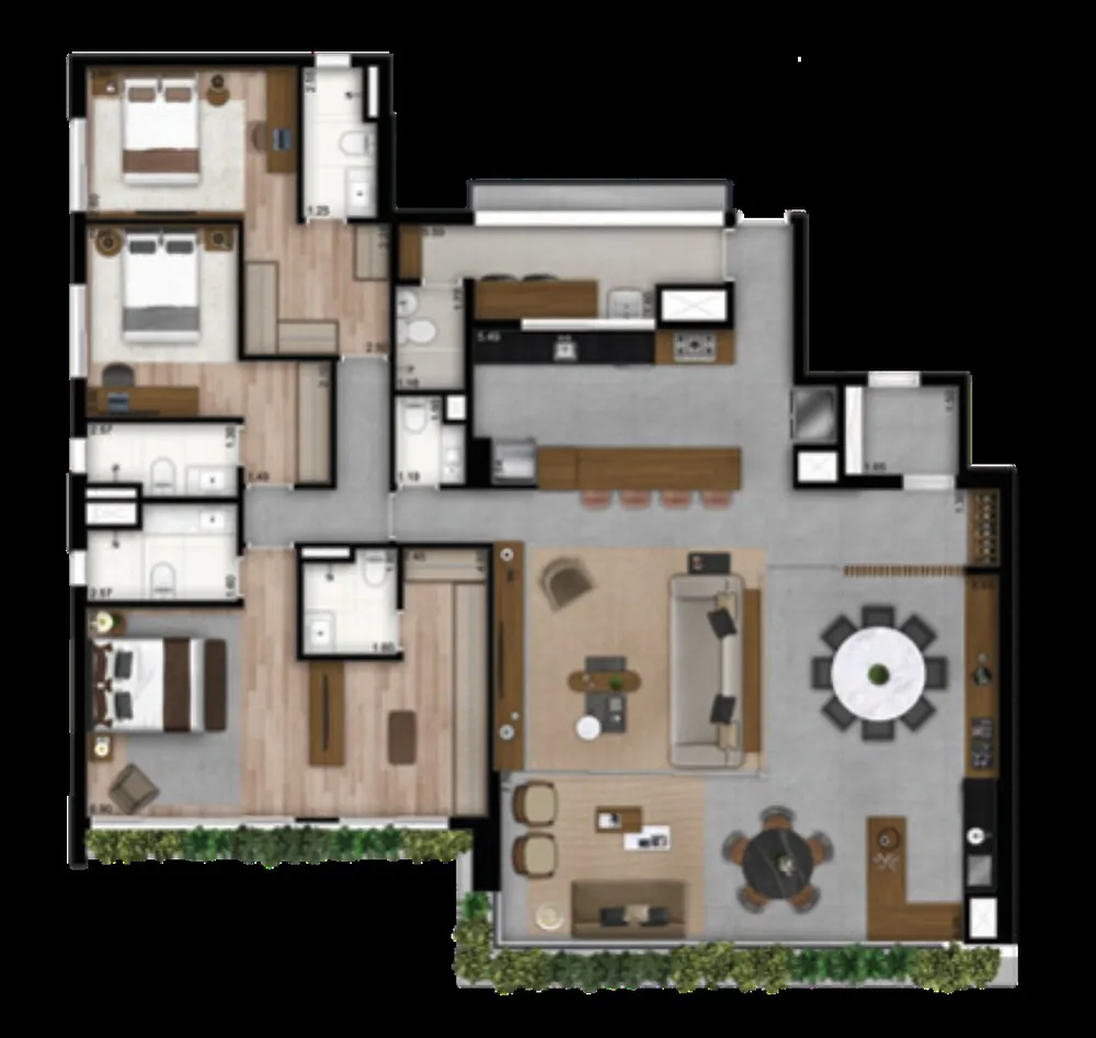 Apartamento, 4 quartos, 201 m² - Foto 7