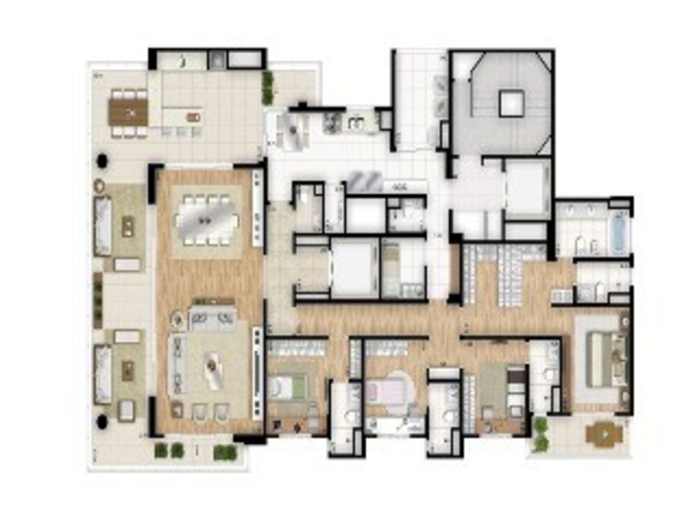 Apartamento, 4 quartos, 288 m² - Foto 4