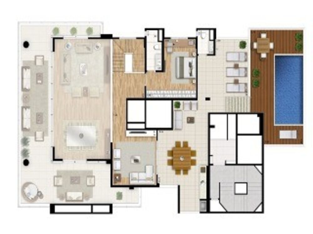 Apartamento, 4 quartos, 288 m² - Foto 1