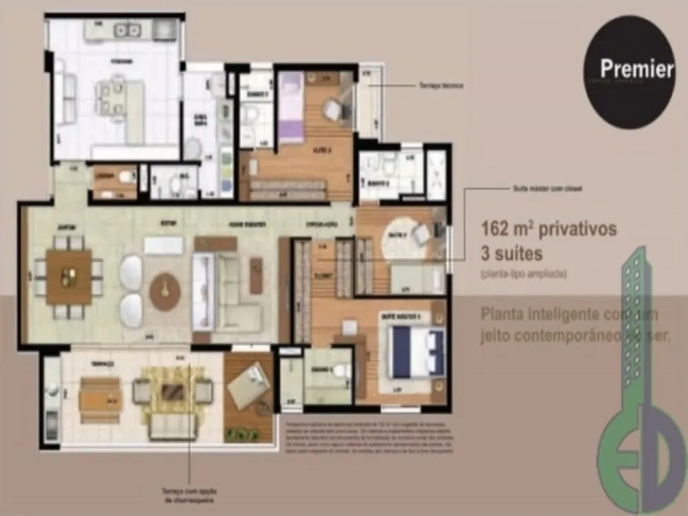 Apartamento, 3 quartos, 162 m² - Foto 4