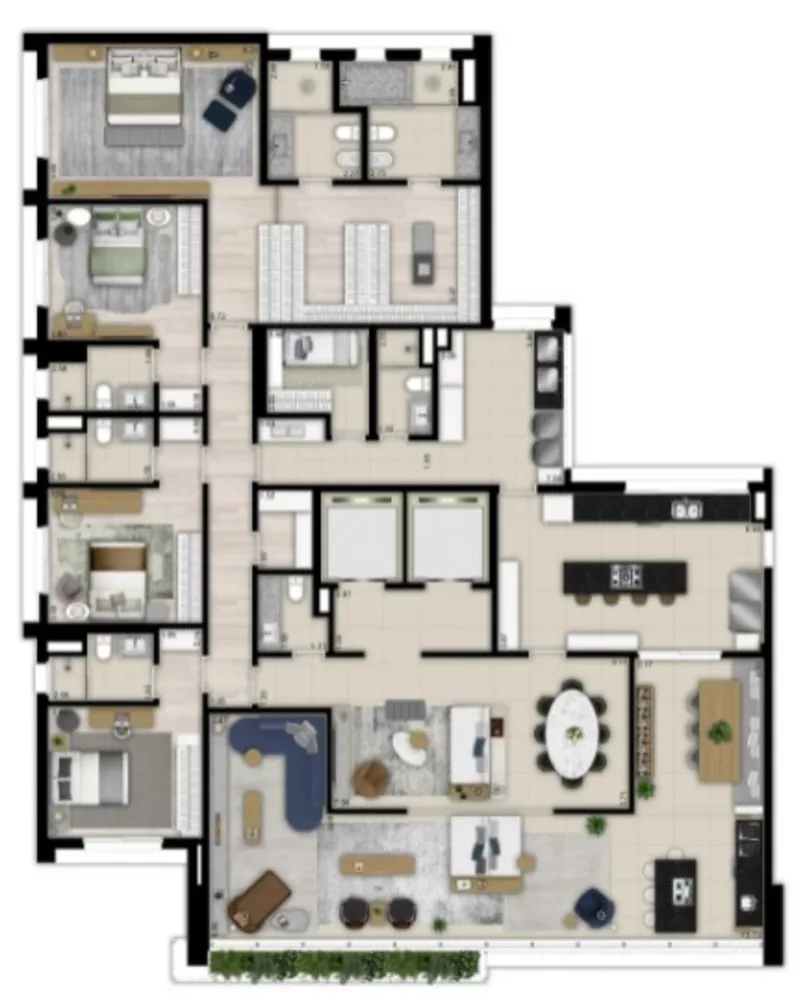 Cobertura, 4 quartos, 506 m² - Foto 15