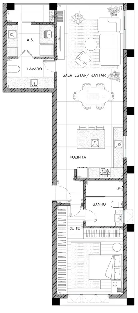 Apartamento, 2 quartos, 143 m² - Foto 3