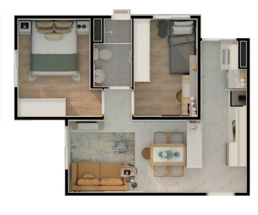 Apartamento, 2 quartos, 41 m² - Foto 4