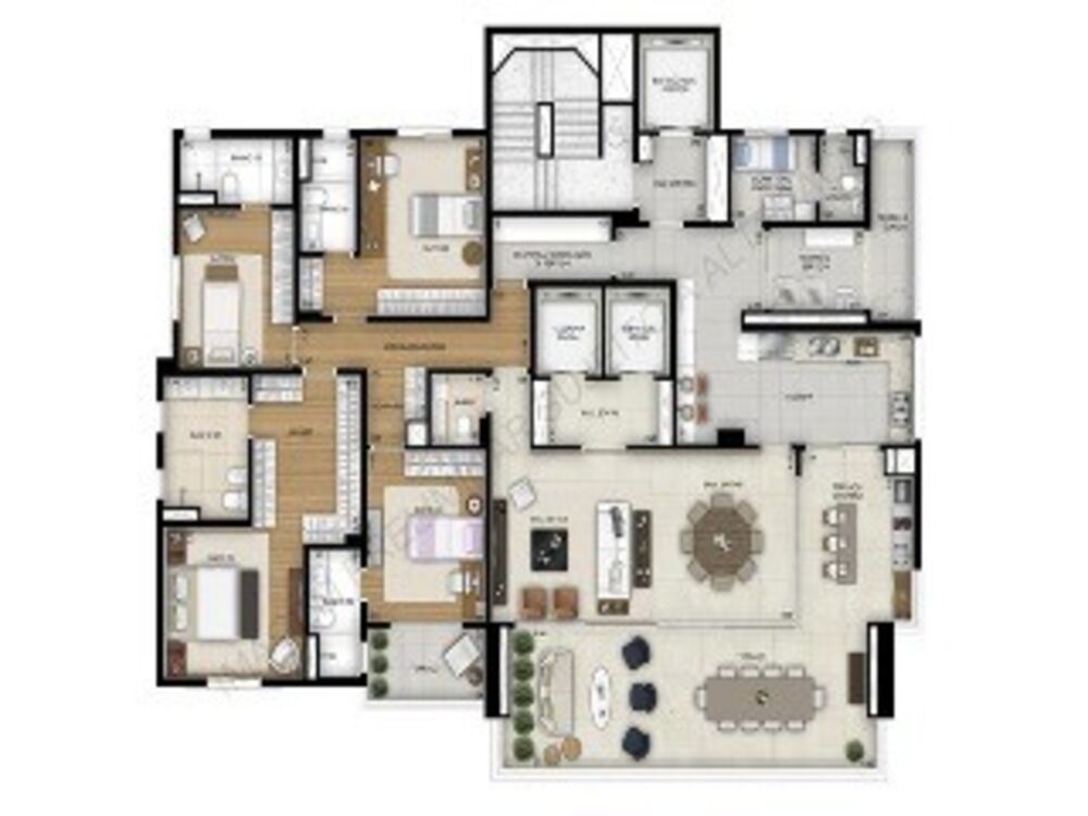 Apartamento, 4 quartos, 287 m² - Foto 14