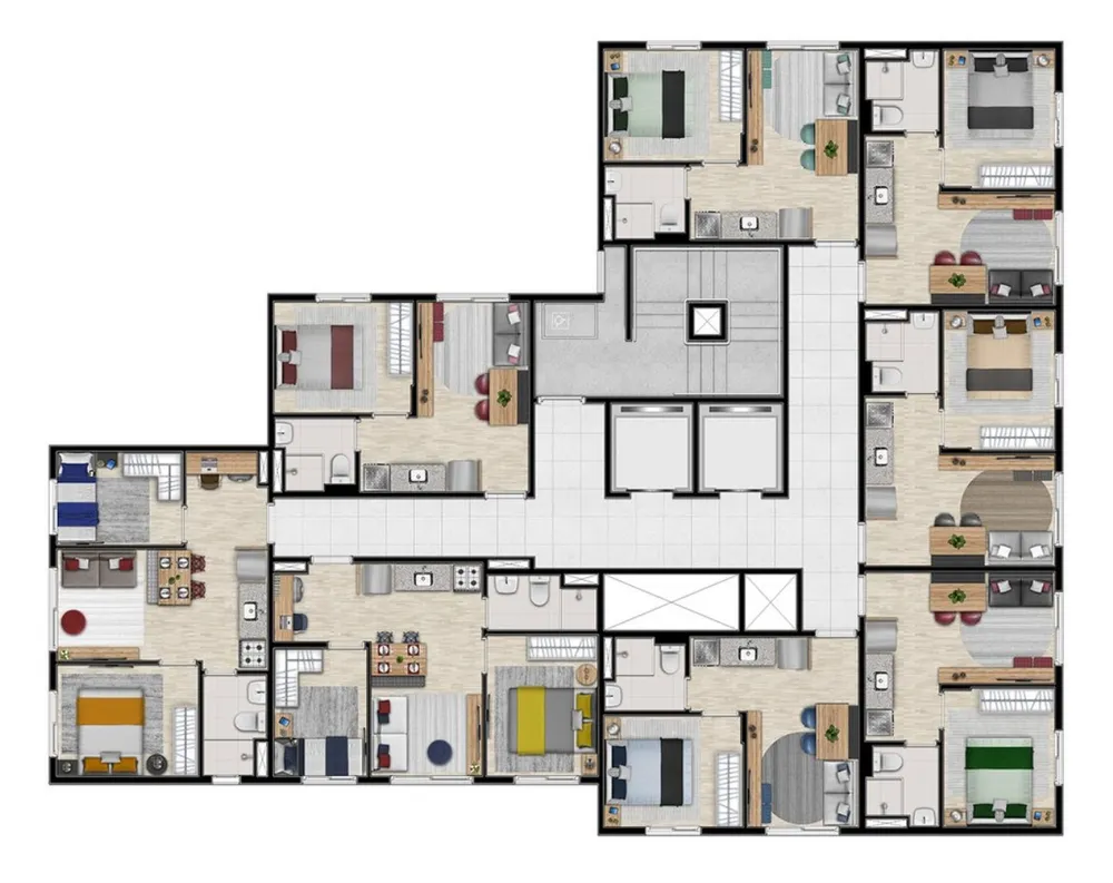 Apartamento, 2 quartos, 34 m² - Foto 3