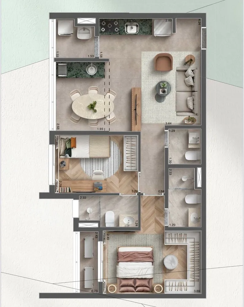 Apartamento, 1 quarto, 31 m² - Foto 6