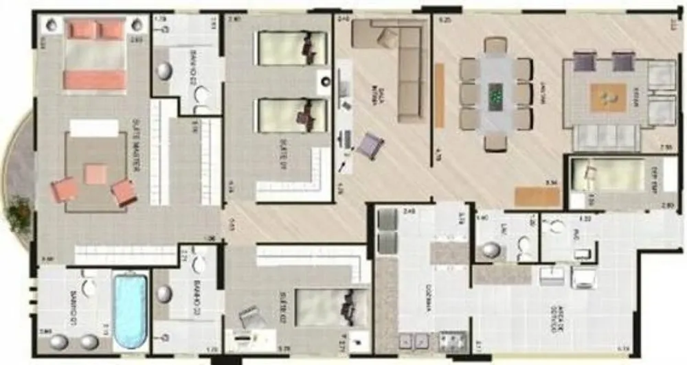 Apartamento, 3 quartos, 148 m² - Foto 5