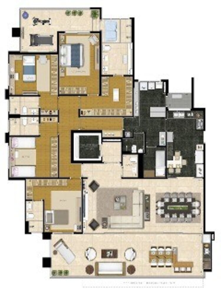 Apartamento, 3 quartos, 280 m² - Foto 3