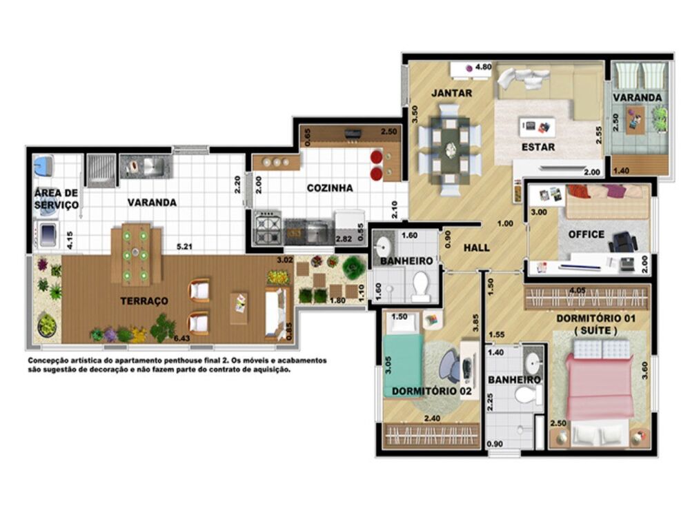 Apartamento, 2 quartos, 59 m² - Foto 22