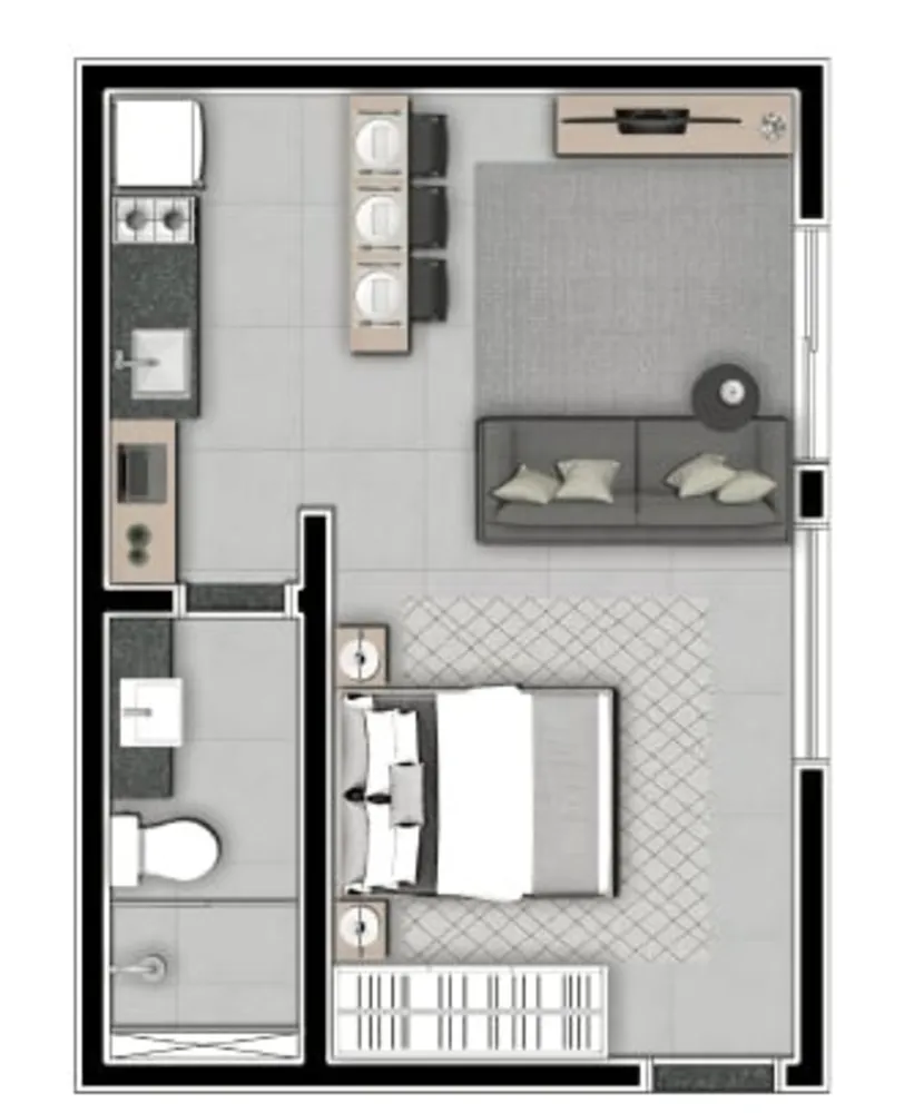 Apartamento, 1 quarto, 23 m² - Foto 18