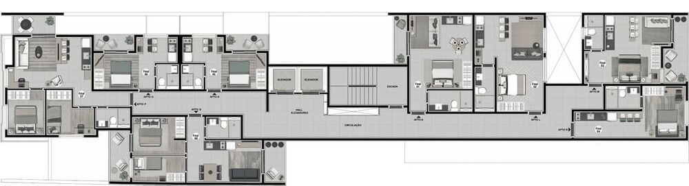 Apartamento, 1 quarto, 23 m² - Foto 12
