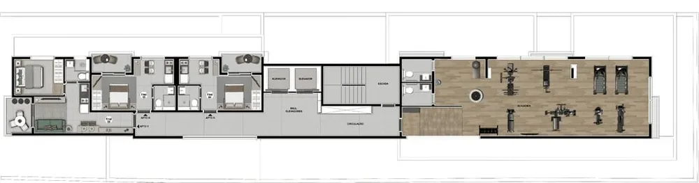Apartamento, 1 quarto, 23 m² - Foto 11