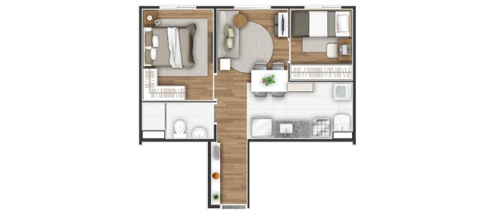 Apartamento, 2 quartos, 38 m² - Foto 6