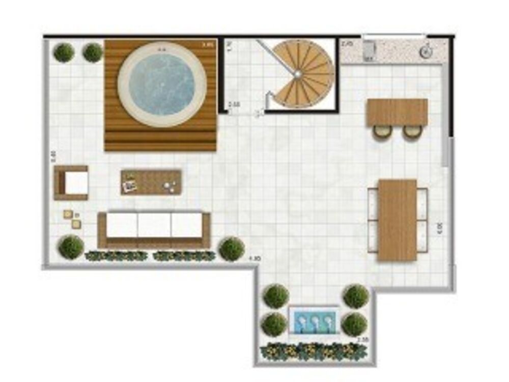 Apartamento, 1 quarto, 61 m² - Foto 6