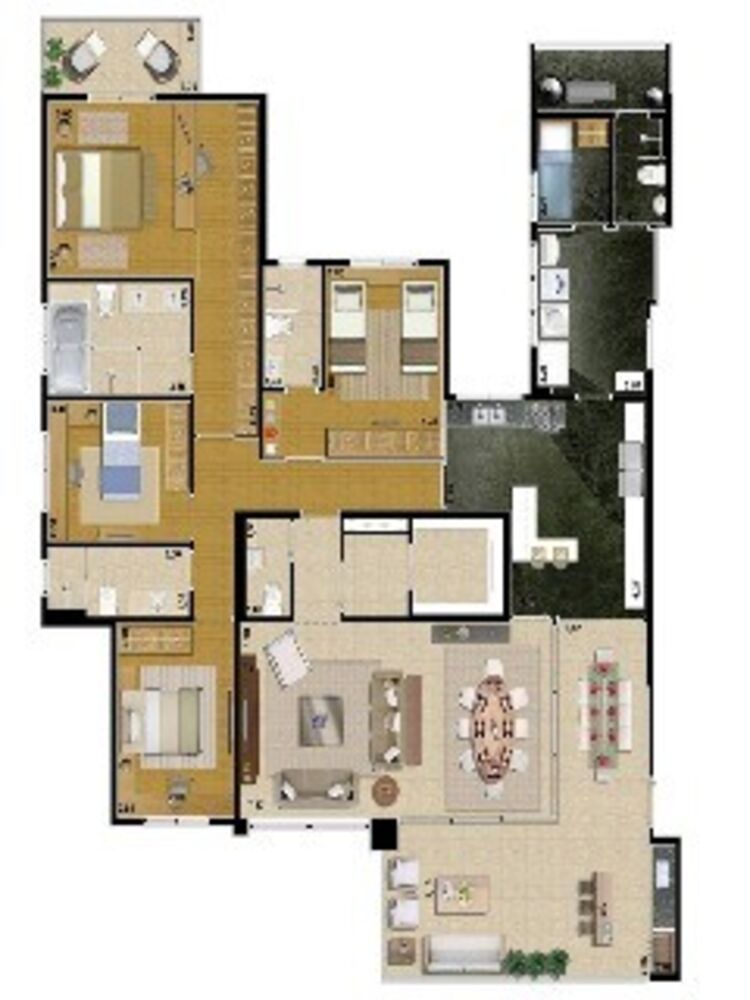Apartamento, 3 quartos, 218 m² - Foto 4