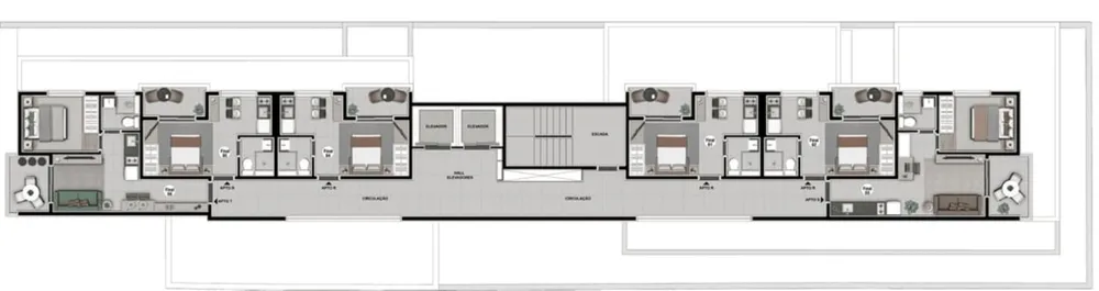 Apartamento, 2 quartos, 49 m² - Foto 3