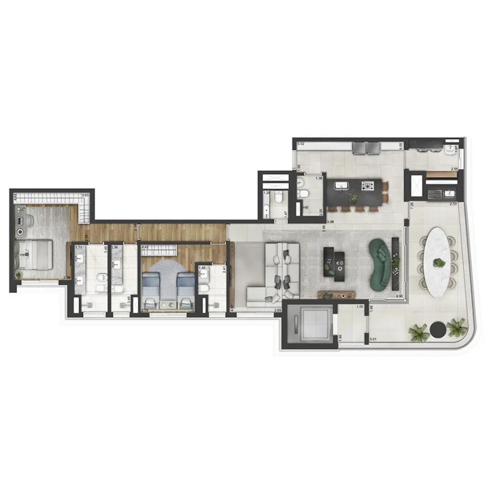 Apartamento, 3 quartos, 175 m² - Foto 8
