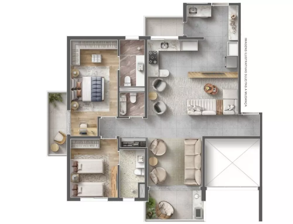 Apartamento, 2 quartos, 117 m² - Foto 7