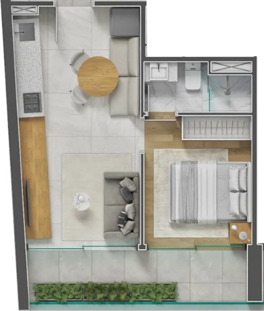 Apartamento, 1 quarto, 18 m² - Foto 8