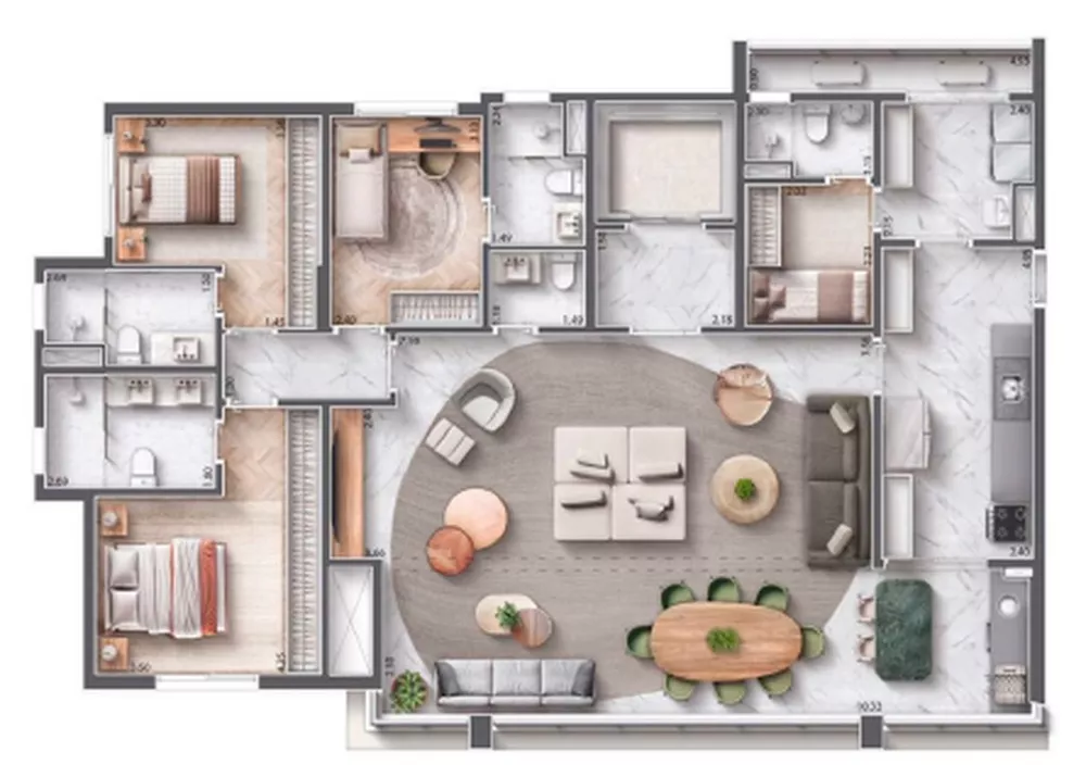 Apartamento, 4 quartos, 145 m² - Foto 24