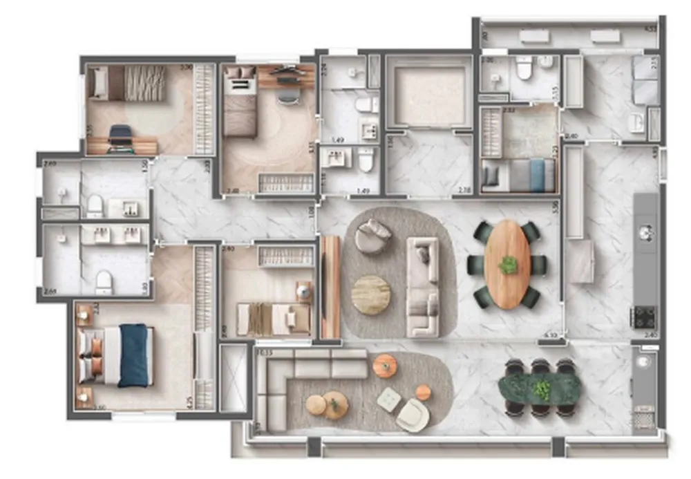 Apartamento, 4 quartos, 145 m² - Foto 31