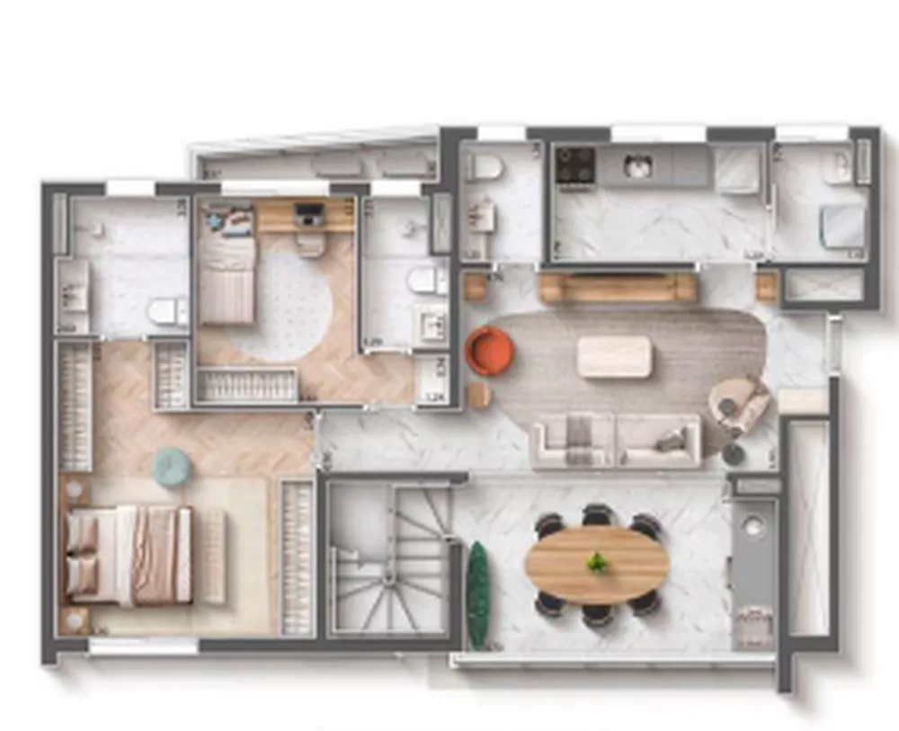 Apartamento, 4 quartos, 145 m² - Foto 3