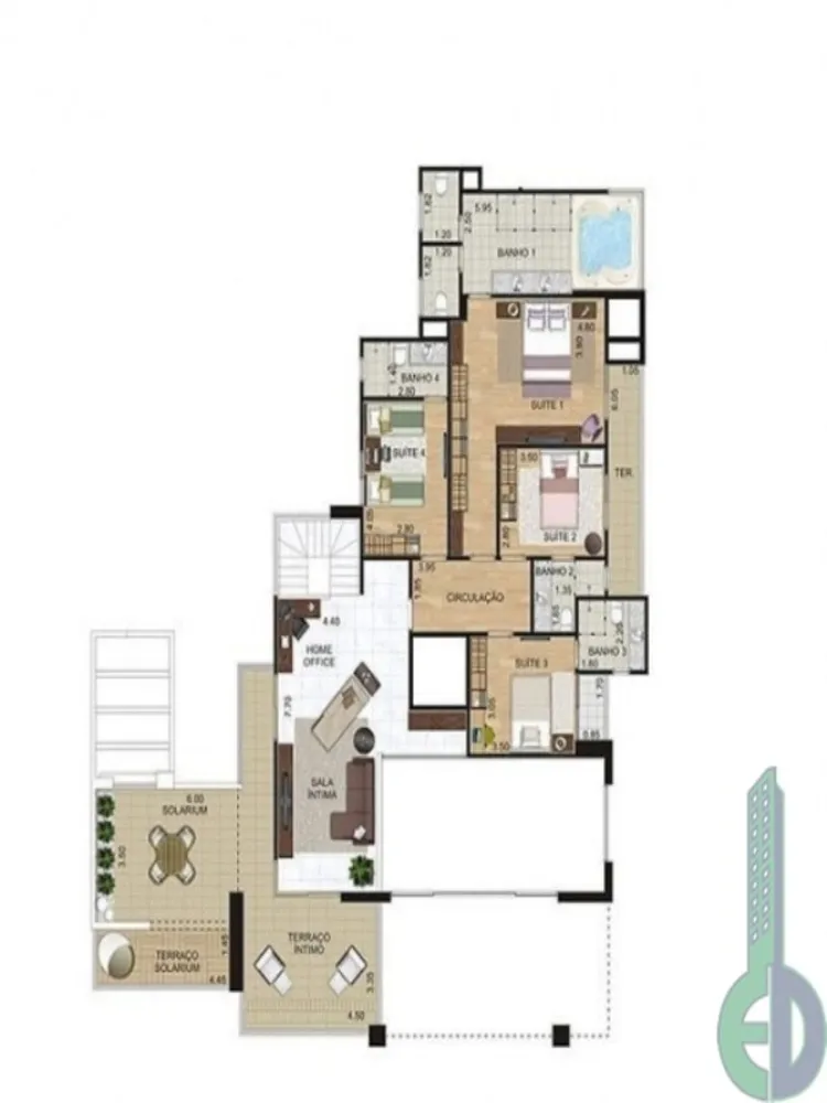 Apartamento, 4 quartos, 353 m² - Foto 21