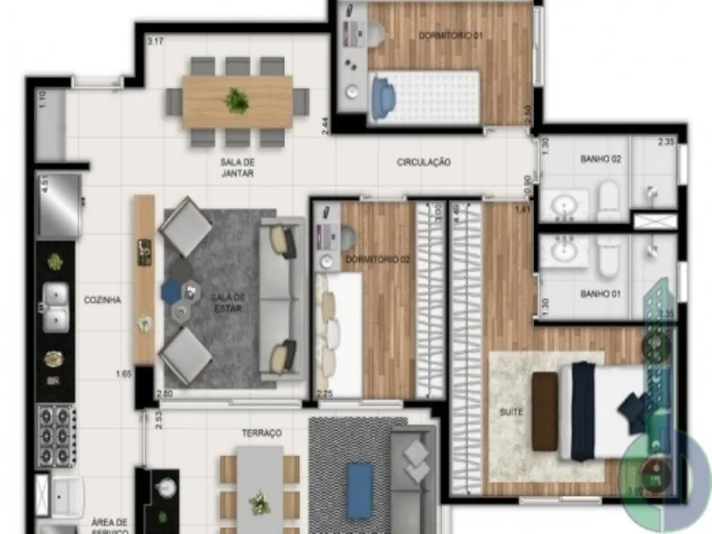 Apartamento, 3 quartos, 90 m² - Foto 15