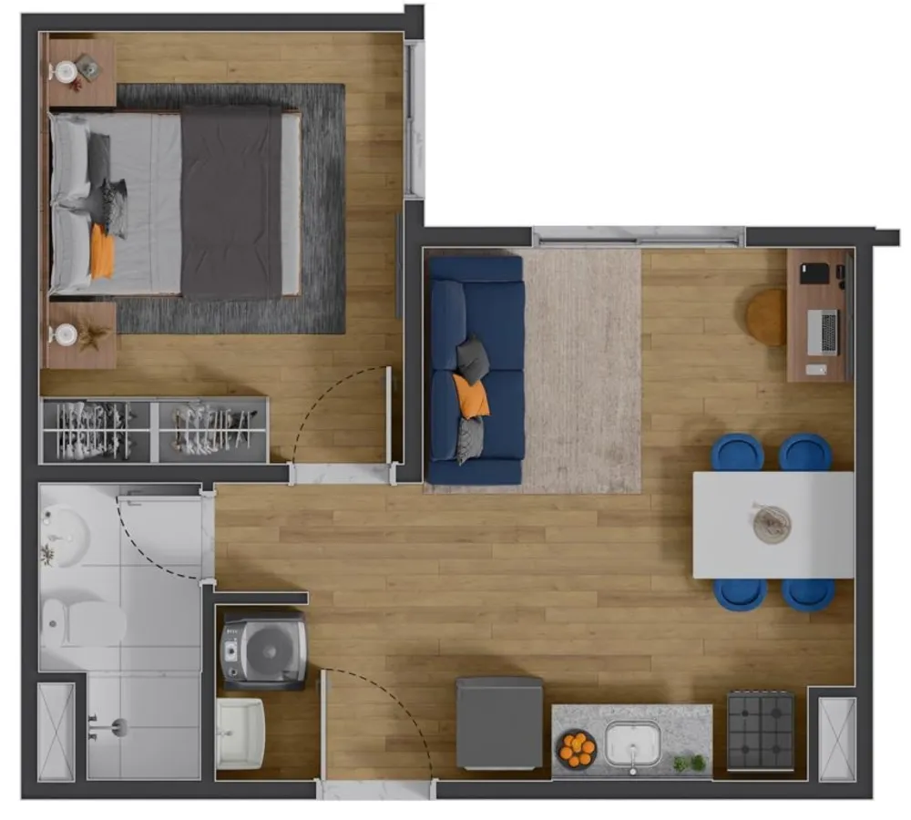 Apartamento, 2 quartos, 31 m² - Foto 4