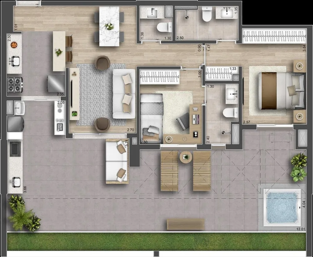 Apartamento, 3 quartos, 148 m² - Foto 8
