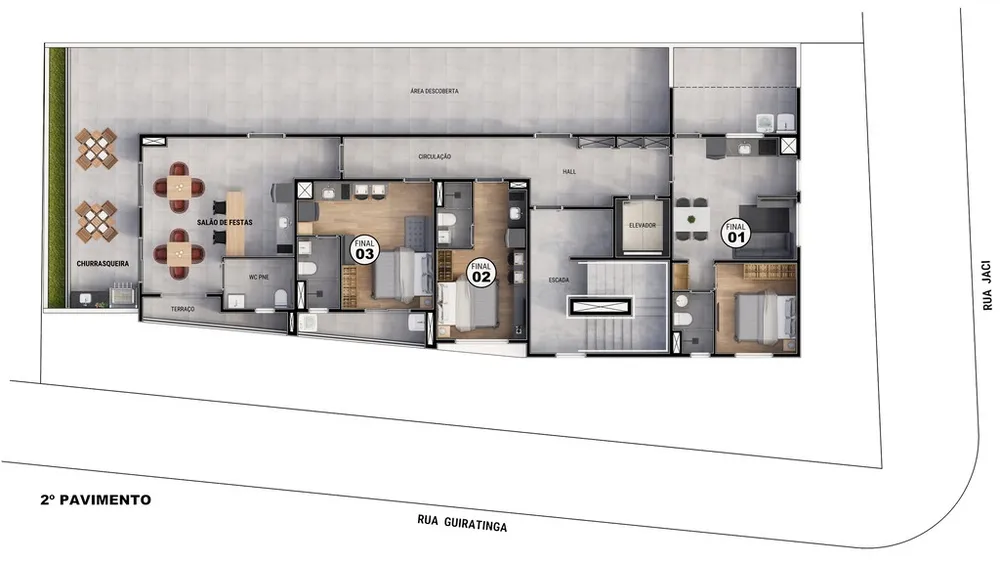 Apartamento, 1 quarto, 17 m² - Foto 3