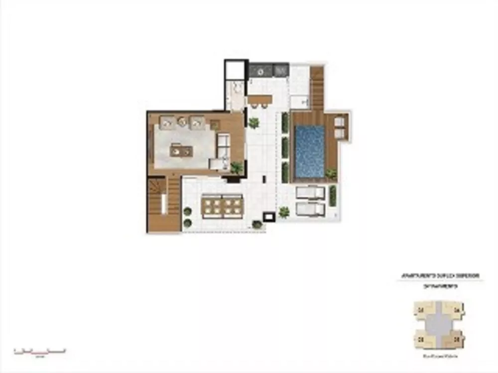 Apartamento à venda com 3 quartos, 124m² - Foto 3