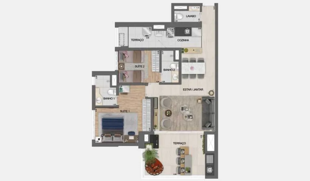 Apartamento, 2 quartos, 73 m² - Foto 16