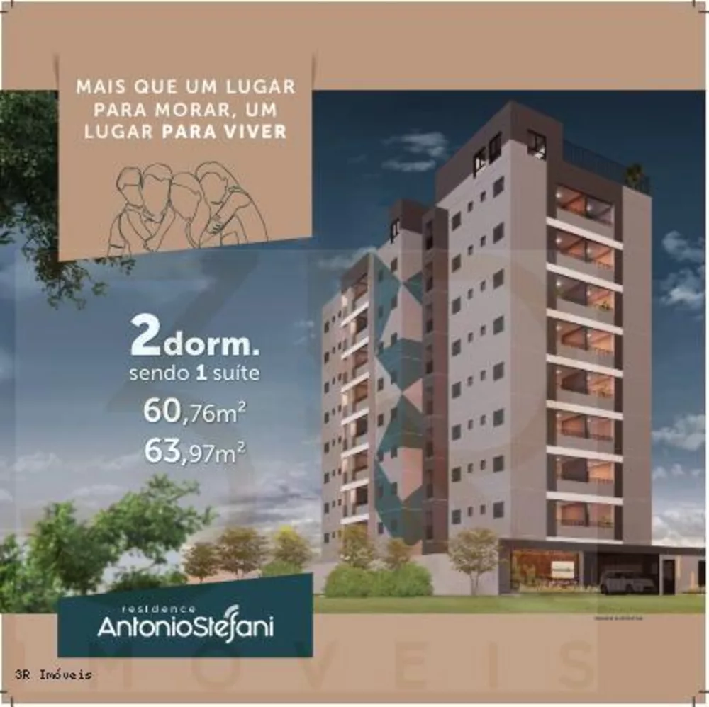 Apartamento à venda com 2 quartos, 63m² - Foto 1