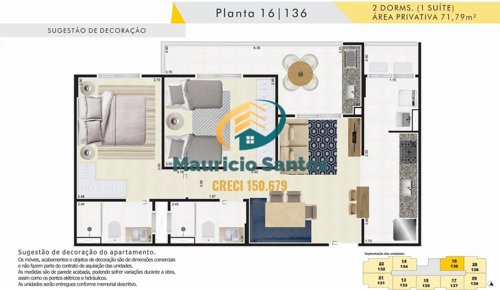 Apartamento, 2 quartos, 71 m² - Foto 6