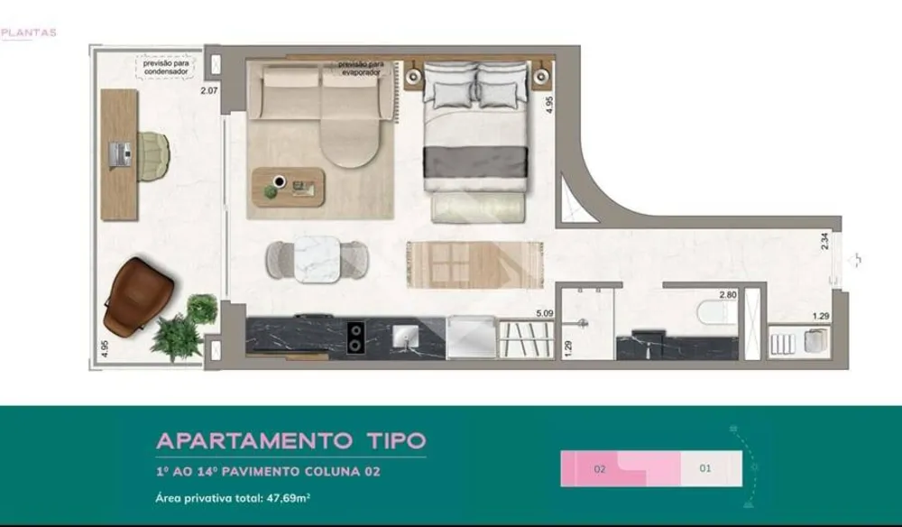 Apartamento, 48 m² - Foto 5