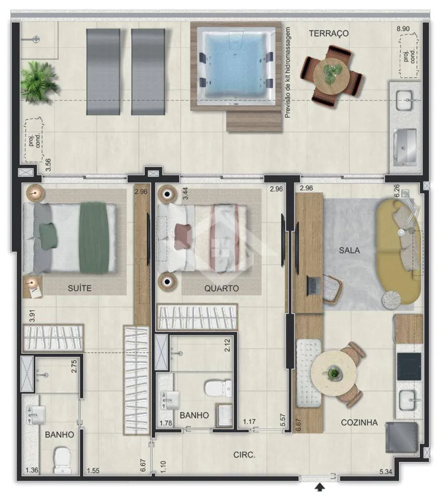 Apartamento, 1 quarto - Foto 26