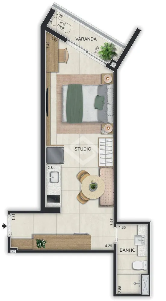 Apartamento, 1 quarto - Foto 31