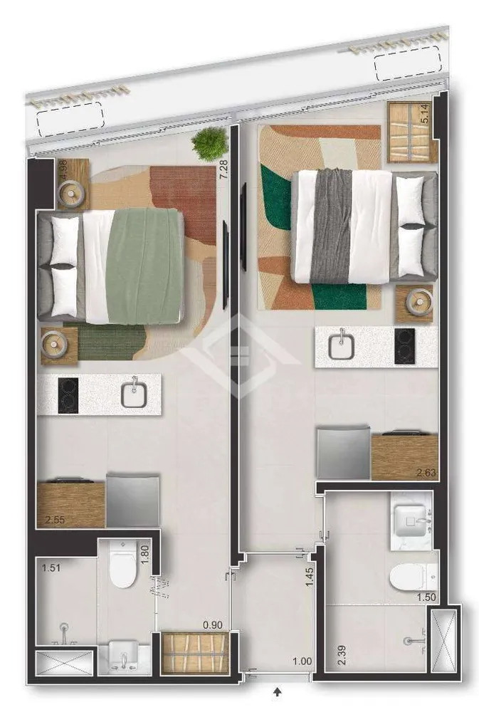 Apartamento, 1 quarto - Foto 20