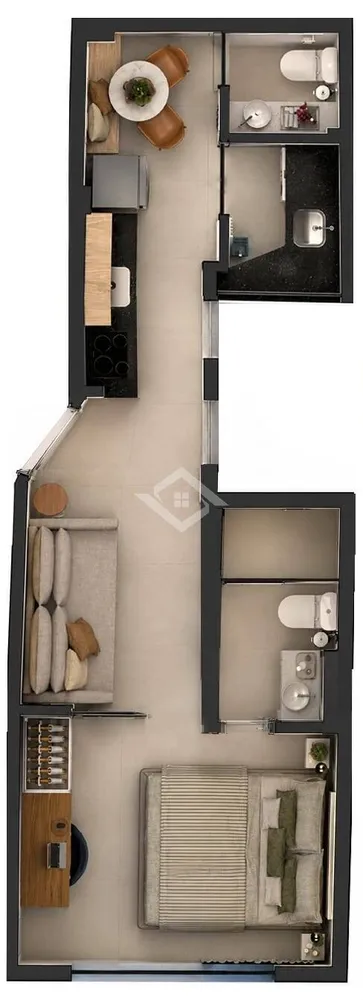 Apartamento, 1 quarto, 35 m² - Foto 13