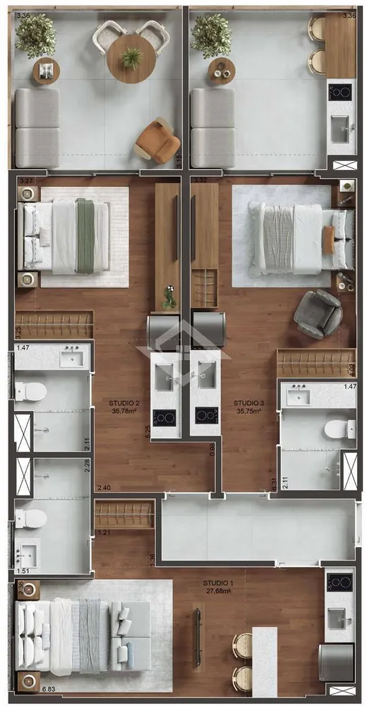 Apartamento, 3 quartos - Foto 25