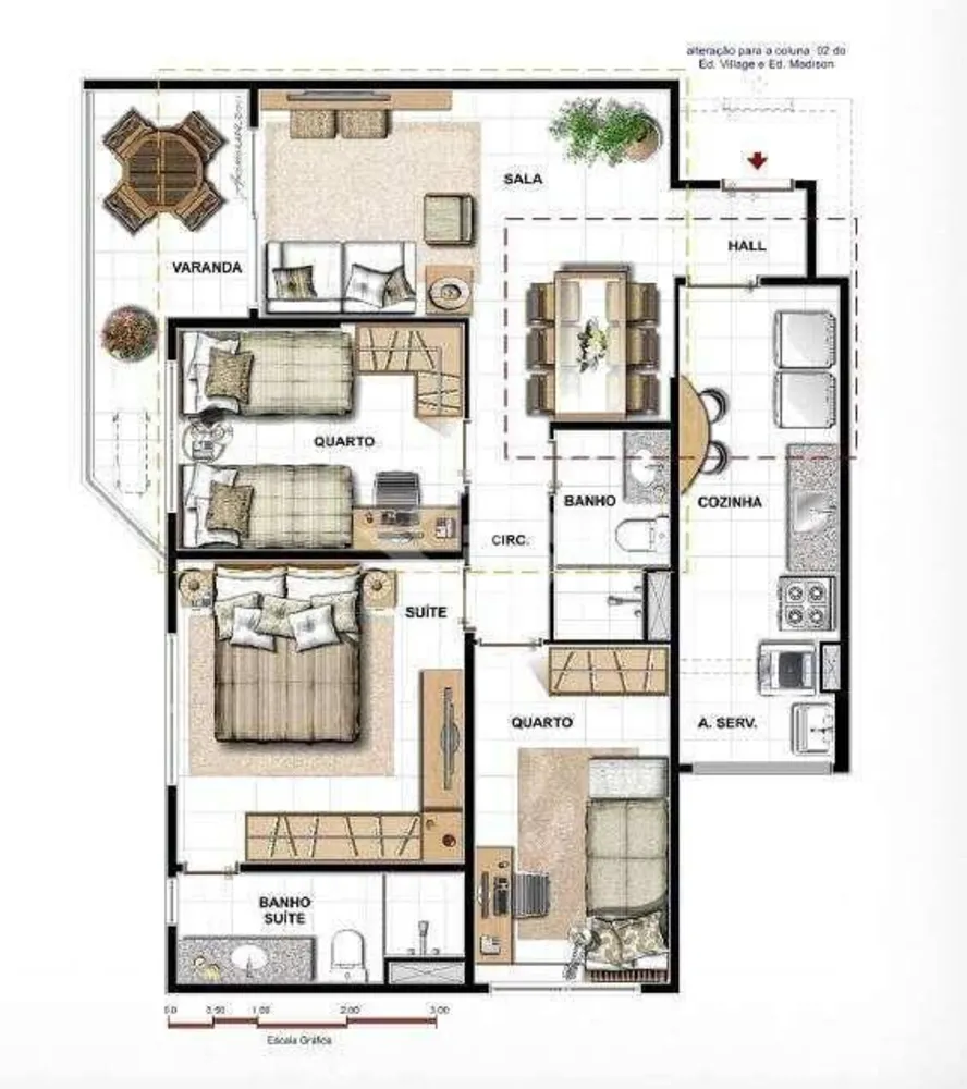 Apartamento, 3 quartos, 75 m² - Foto 14