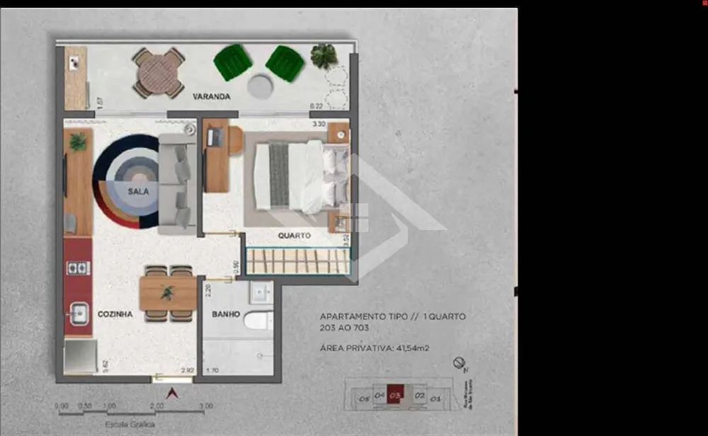Apartamento, 1 quarto - Foto 17